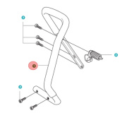 Poignee, Avant 5025747-01 Poignee, Avant 5025747-01