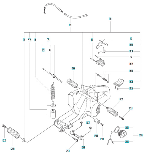 Commande d'accélérateur
