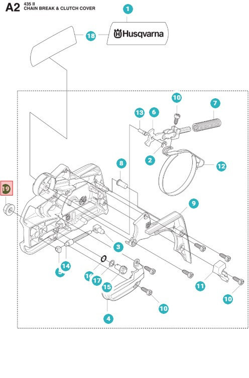 Ecrou M6Mf M8 5032200-01