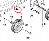 Roue motrice Five Jante en tôle, rouge Roue motrice Five Jante en tôle, rouge