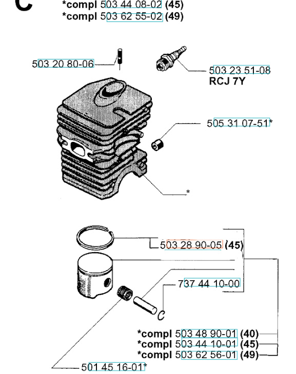 Segment De Piston 5032890-05
