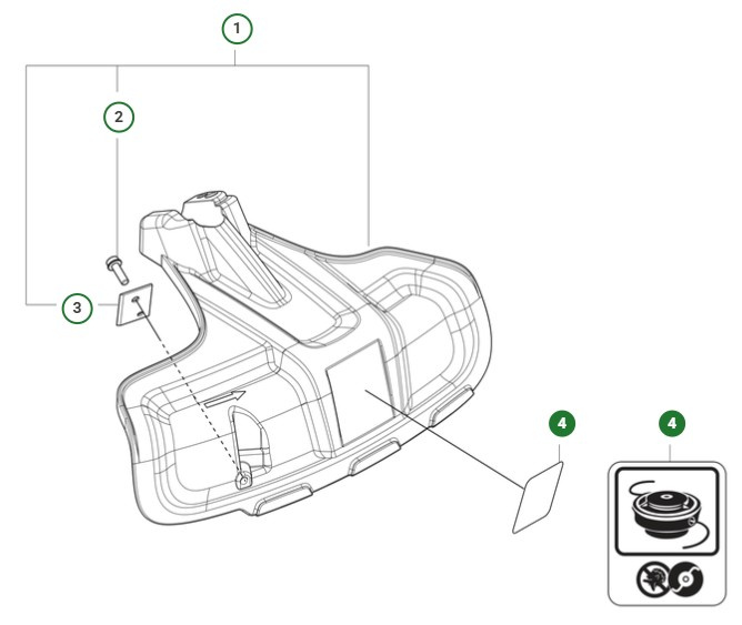 Décalcomanie Trimguard Iec 5037429-02