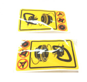 Autocollant Avertissement 5037956-01 Autocollant Avertissement 5037956-01
