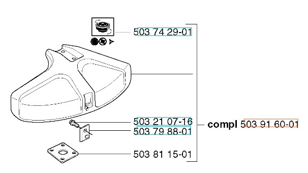 Garniture 240R, 245RX, 250RX, 252RX