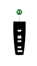 Démarreur de décalcomanie Jonsered CC2245, FC2245, FC2255, FC2256