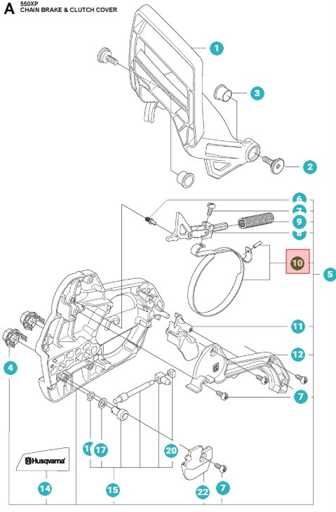 Bande De Frein Husqvarna 545, 550XP, 555, 560XP, 562XP