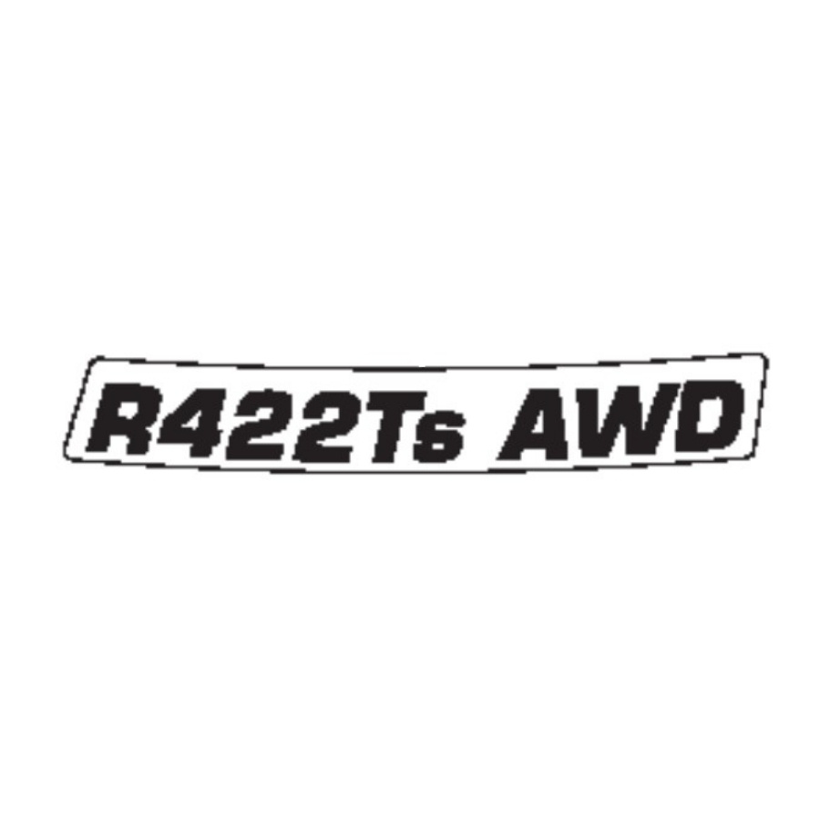 Décalque R422Ts AWD