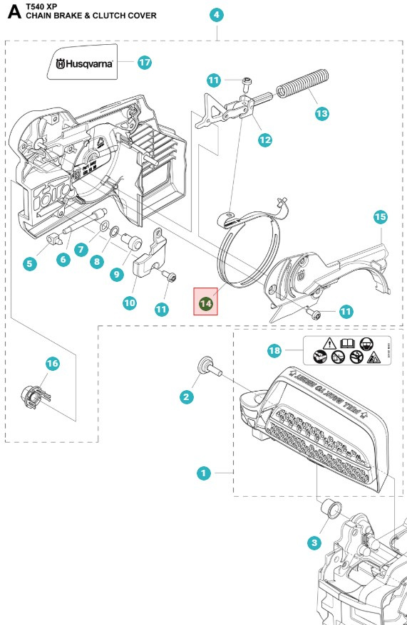 Bande De Frein T540XP, T540XP Mark II, III, 540XP Mark III