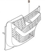 Couvercle de démarreur K1270 Orange Fle Couvercle de démarreur K1270 Orange Fle