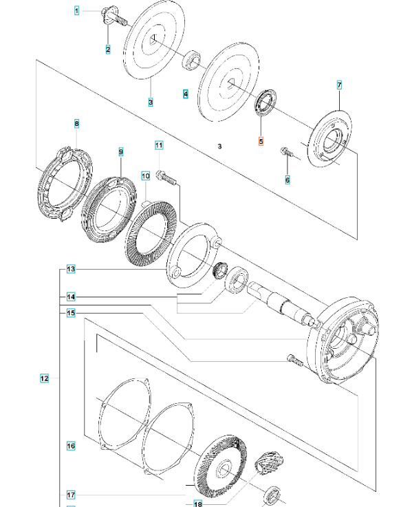 Bride de support d'étanchéité