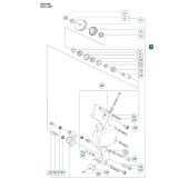 Pièce de rechange pour rouleau de support de levier complet Pièce de rechange pour rouleau de support de levier complet