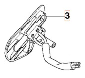 Interrupteur d'arrêt (gauche) Interrupteur d'arrêt (gauche)