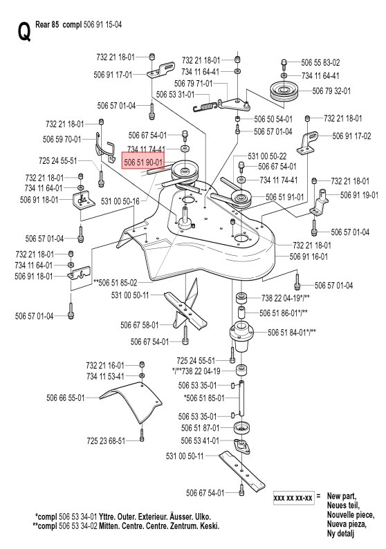 Poulie Rider 11, 13 850, FR13