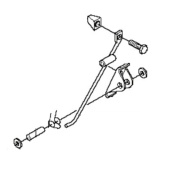 Blocage de frein Kpl, Clip, Blocage de frein Kpl, Clip,