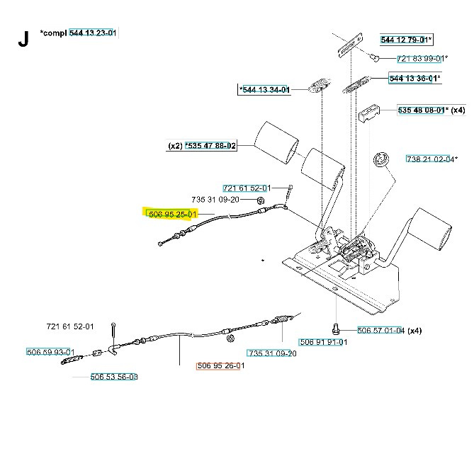 Fil Rider 11, 13 C5, 850, 970, Jonsered FR2211