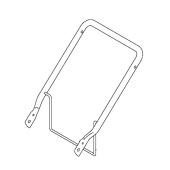 Guidon inférieur, gris Guidon inférieur, gris