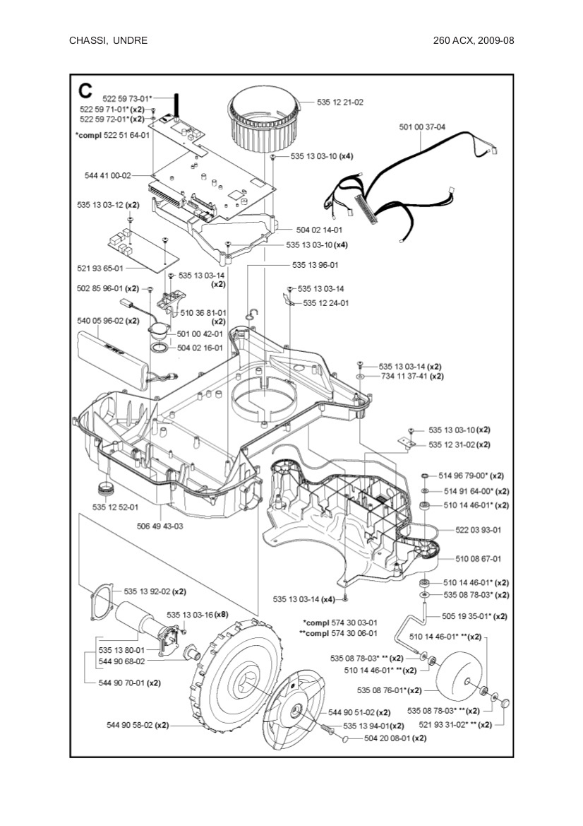 CIRCUIT IMPRIME Ultra 260 ACX