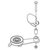 Plaque de transmission arrière Plaque de transmission arrière