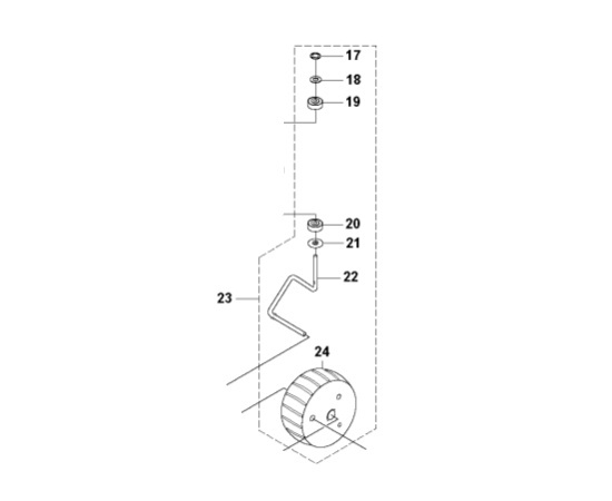 Kit de roue avant 6 mm 220AC, 230ACX, Solar, R160 (depuis 2010)