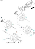 Roue R115B, R115B, R213C, R214, R214TC, R216, R316T, R11C, R13 Roue R115B, R115B, R213C, R214, R214TC, R216, R316T, R11C, R13