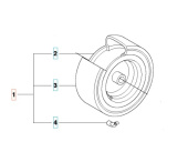 Roue R111B, R111B5, R112C, R112C5, R112iC Roue R111B, R111B5, R112C, R112C5, R112iC