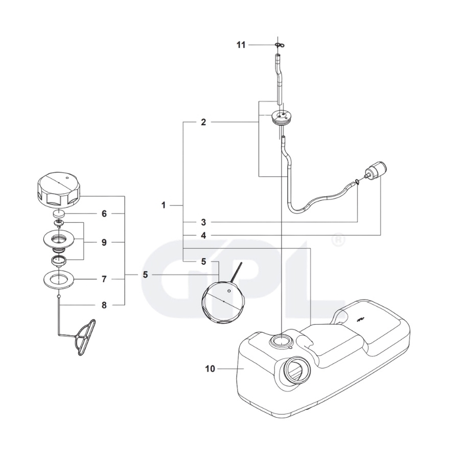 Réservoir Kpl 5289131-01