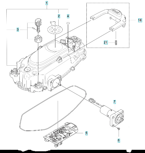 Moteur de roue Gardena Minimo