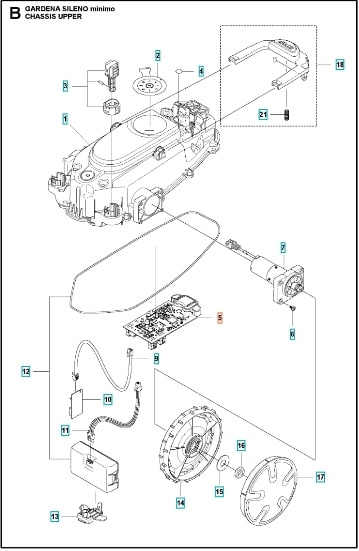CIRCUIT IMPRIME Gardena Minimo / Easilife