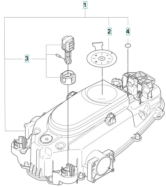 Ensemble châssis supérieur