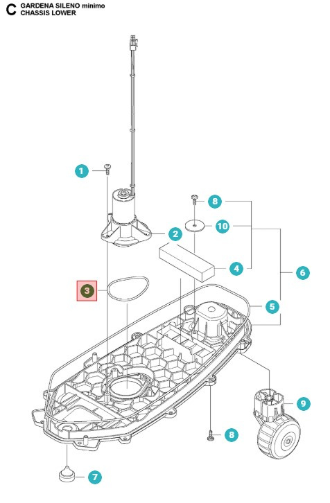Joint moteur de coupe