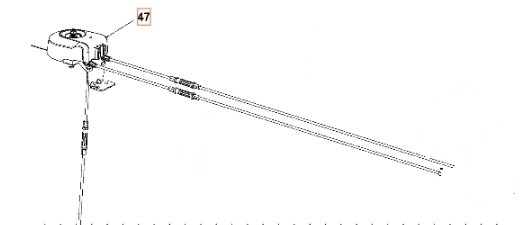 Ensemble de câble, verrou de rotation de goulotte