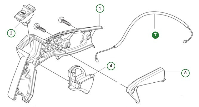 Ensemble câble d'accélérateur Th,39Cc