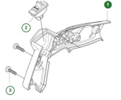 Poignée de couvercle,Th Poignée de couvercle,Th