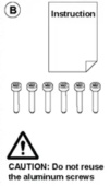 Kit Vis Aluminium 6 Pieces 5298672-01 Kit Vis Aluminium 6 Pieces 5298672-01