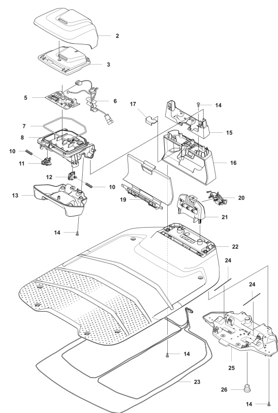 CIRCUIT IMPRIME Station de charge 305E, 405XE, 310E, 410XE, 320, 430X, 450X NERA