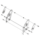 Ensemble de support de poignée 5311467-48 Ensemble de support de poignée 5311467-48