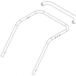 Tube de poignée 5311467-58