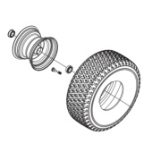 Kit de roues TS 112, TS 114, TC 215T, TC 220T, TS 112, TS 114, TS 215T, TS 217T Kit de roues TS 112, TS 114, TC 215T, TC 220T, TS 112, TS 114, TS 215T, TS 217T