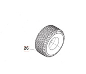 Pneu arrière 18x8,5-8 Pneu arrière 18x8,5-8
