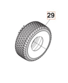 Pneus avant 15 x 6-6 Pneus avant 15 x 6-6