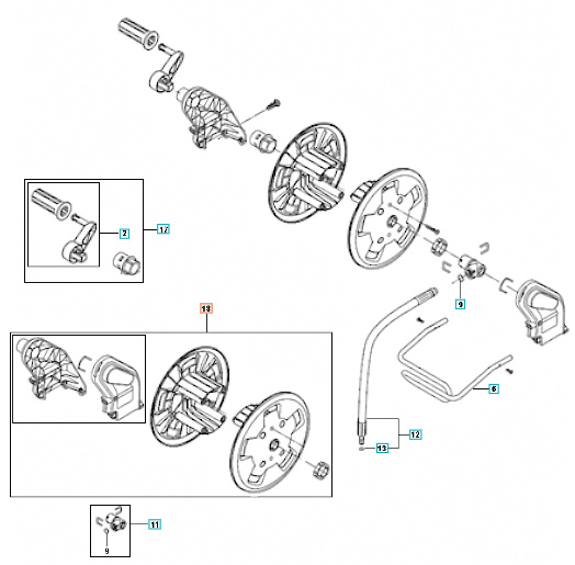 Kit d'enroulement de tuyau 5312405-01