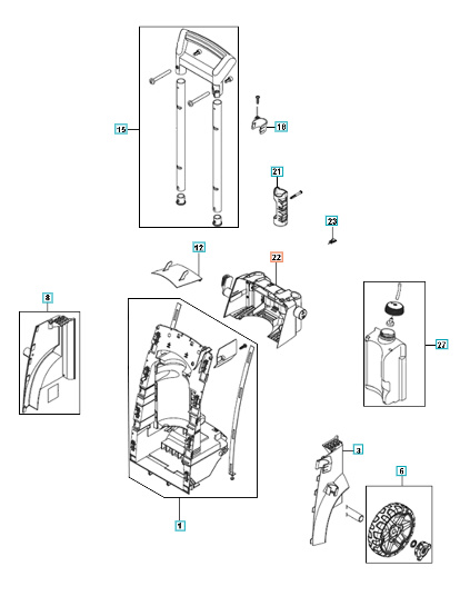 Châssis Accessoire de châssis grand 5312416-03