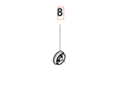 Roue De Support De Bouclier 8Mm Roue De Support De Bouclier 8Mm