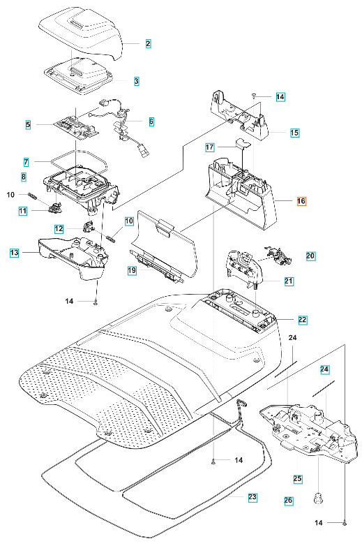 Tour de station de charge Automower Nera
