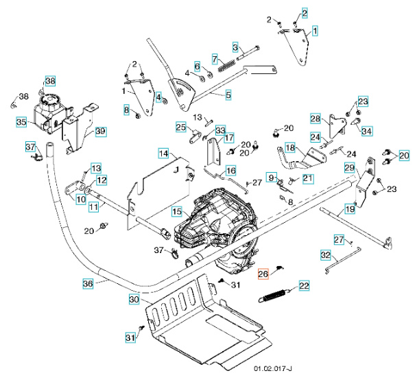 Courir, rouleau de traction 5321928-73