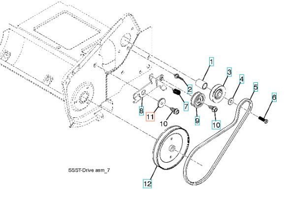 Rondelle d'espacement 5321990-92