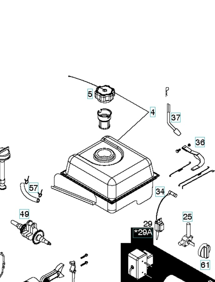 Réservoir de carburant avec bouchon (cliquez sur le style) 5324249-42
