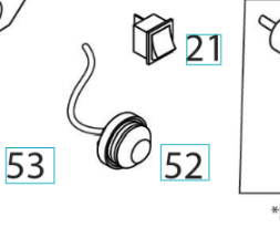 Ensemble d'ampoule d'amorçage de carburant avec tuyau 5324249-49