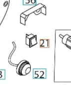 Bouton On / Off 5324249-57 Bouton On / Off 5324249-57