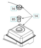 Réservoir de carburant Kpl 5324292-09 Réservoir de carburant Kpl 5324292-09